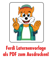 Ferdi-Laterne-Druckvorlage