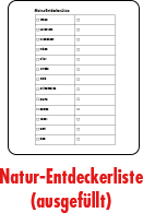 Natur-Entdeckerliste (ausgefuellt)