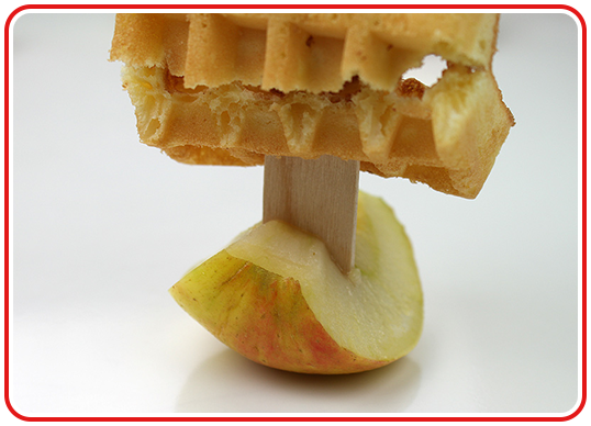 Step 4 - Apfel-Waffel-Schiffchen