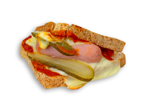 Zutaten für einen leckeren Ferdi Fuchs Hotdog-Toast