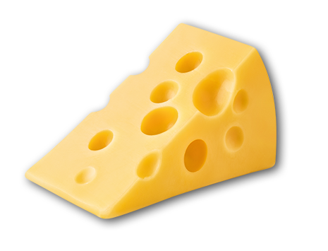 ein Stück Käse