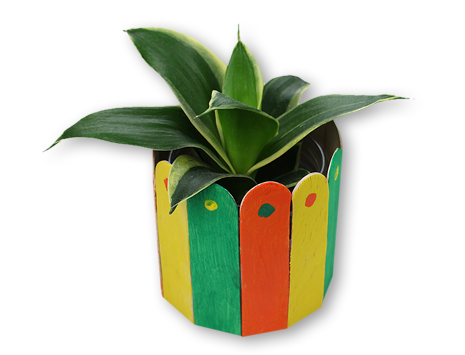 Blumentopf-Upcycling