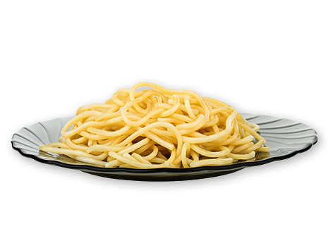 Ein teller Spaghetti