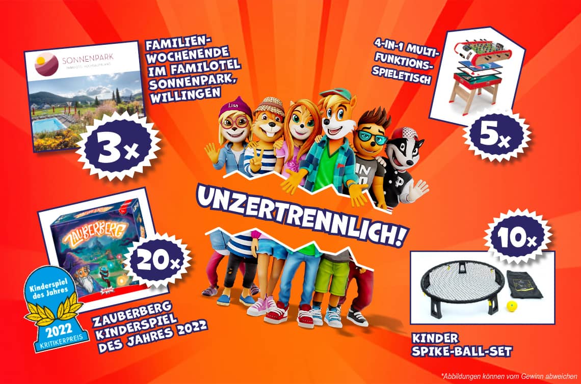 Diese spannenden Preise warten auf dich!