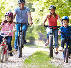 Fahrradtouren mit Kindern