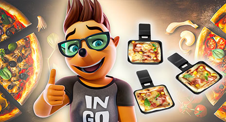 Pizza-Raclette